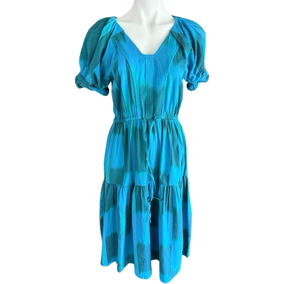 Elegant Blue Midi Dress for Women NWT $235 - Picture 2 of 5